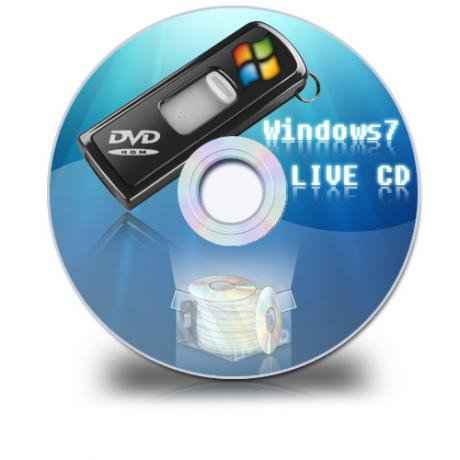 Windows 7 LiveCD 2009 (portable) 400mb + Win7 Live CD 2010  180mb