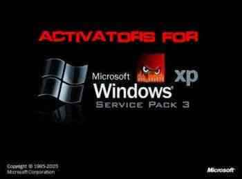 WINDOWS XP  / activator -  SP2 & SP3