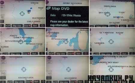 Lexus - Toyota DVD navigation MAP E12   (2010)