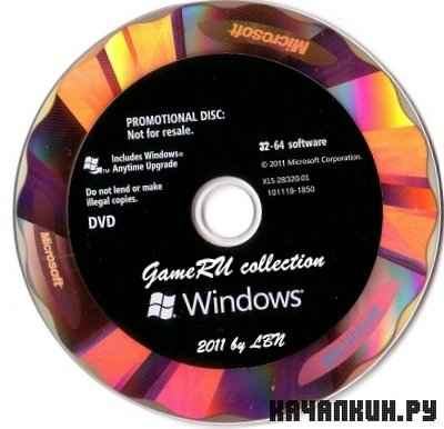 Microsoft Windows GameRU Collection Modern Lite, 2011 by LBN