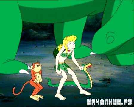    / Jungle Girl And The Lost Island Of The Dinosaurs (2002 / DVD-5)