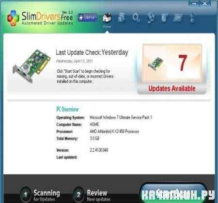 SlimDrivers 2.2.4130 Build 84