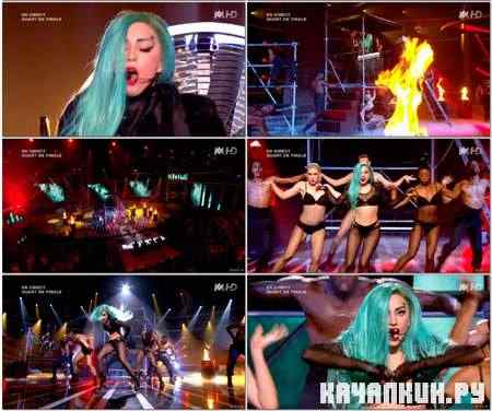 Lady Gaga - Medley (at X-Factor France) HDTV-720p