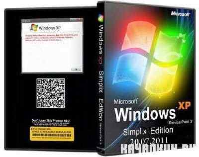 Windows XP Pro SP3 VLK Rus simplix edition (x86)