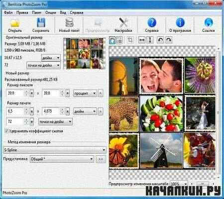 Benvista PhotoZoom Pro v4.1.2 PortableAppZ (ML/RUS)