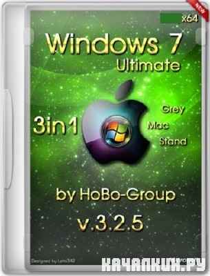 Windows 7 Ultimate x64 3in1 by HoBo-Group v 3.2.5 RUS